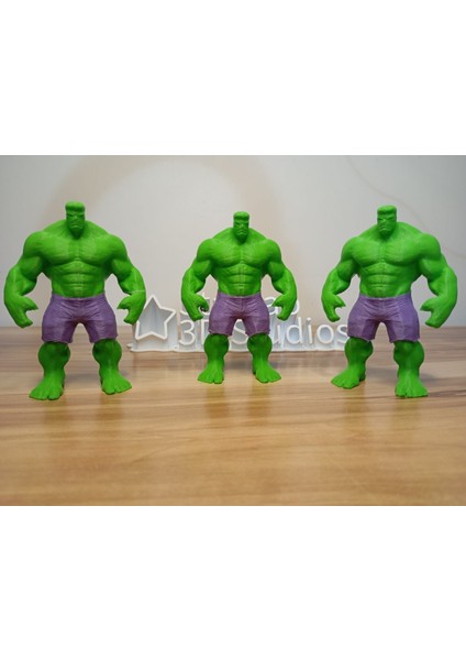 STARLAB3DSTUDIOS Hulk Karakteri Figür Oyuncak