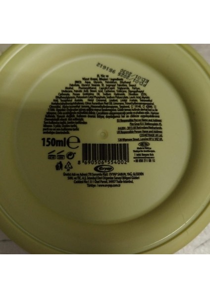 Ar Ko Nem Değerli Yağlar El ve Vücut Krem Avokado 150 ml