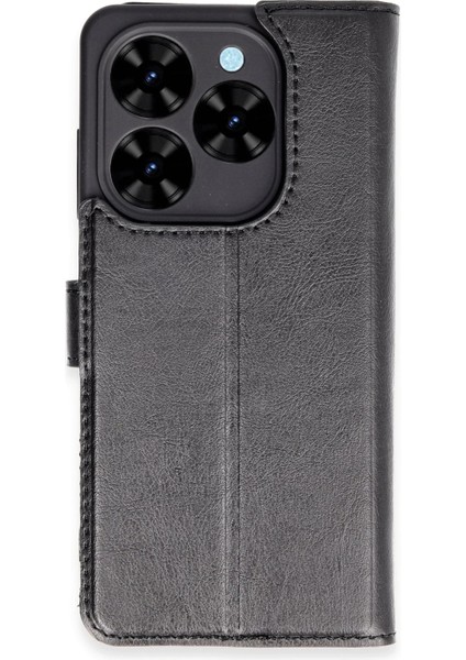 Tecno Spark Go 2024 Kılıf Trend S Plus Kapaklı Kılıf - Siyah Bstmy