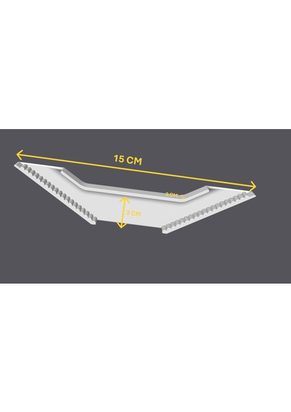 Akvaryum Için Balık Mağarası – Saklanma ve Üreme Alanı | 15X3X3 cm | Beyaz Renkli modelleri