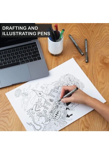 Drawing System Teknik Çizim Kalemi Siyah