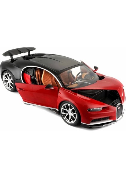 Bburago 1:18 Bugatti Chiron Kırmızı Model Araba