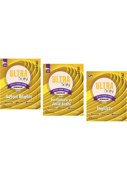 Palme Yayınları 7.sınıf Sosyal Bilgiler - Din - Ingilizce Kazanım Kavrama Deneme Seti