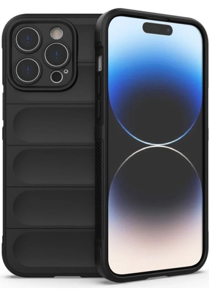 Iphone 16 Pro Max Kılıf Optimum Silikon - Siyah Bstmy