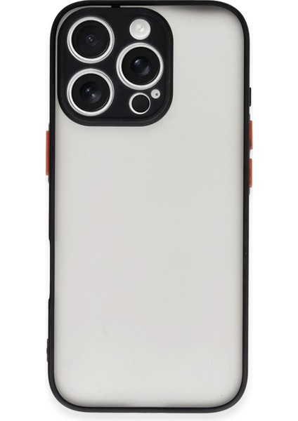 Iphone 16 Pro Kılıf Montreal Silikon Kapak - Siyah Bstmy