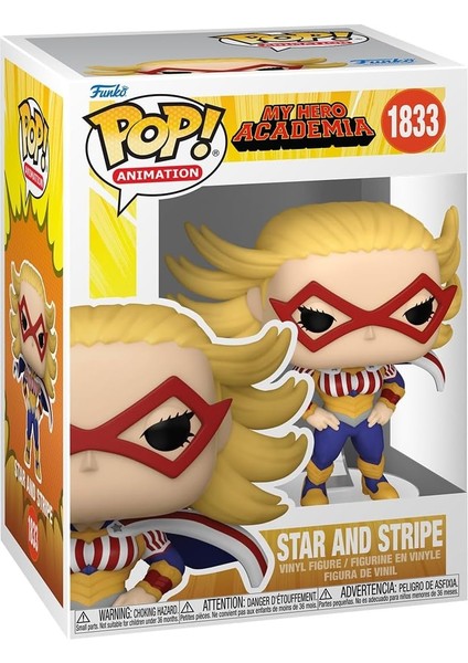 Pop! Mha: Star And Stripe, Vinil Figür, 9,5 cm Koleksiyon Oyuncağı