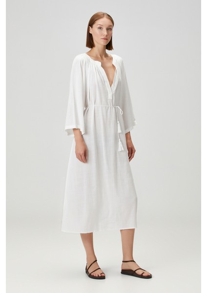 Poseidon Elbise Beyaz Xs