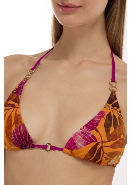 5600 Pembe Turuncu Bikini Takımı
