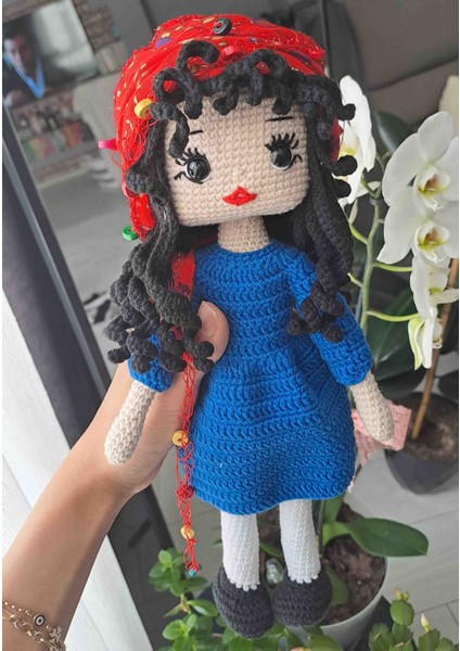 Amigurumi Türkan Şoray Al Yazmalım Yeşilçam Bebek modelleri