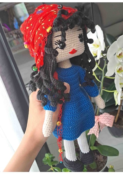 Amigurumi Türkan Şoray Al Yazmalım Yeşilçam Bebek indirimleri