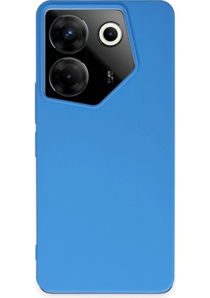Tecno Camon 20 Pro 5g Kılıf First Silikon - Mavi Bstmy
