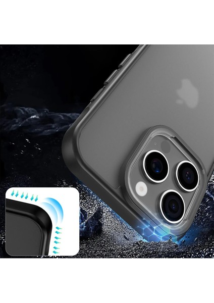 Iphone 16 Pro Max Kılıf Elegant Kapak - Siyah Bstmy