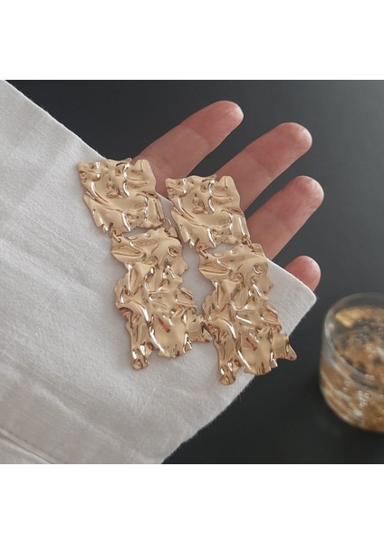 Vip Özel Seri Gold Renk Uzun Sallantılı Kadın Vintage Küpe fiyatları