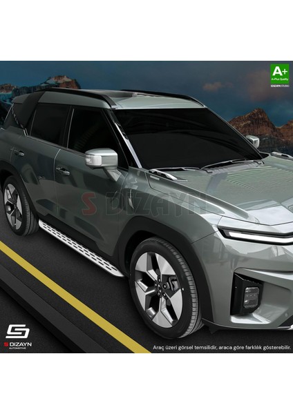 Renault Duster 3 Oem Still Pro V1 Aluminyum Yan Basamak 183 cm 2024 Üzeri A+ Kalite indirimleri