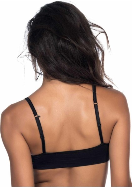 Modlive Siyah Mı Emay 4020 Pedli Ince Askılı Büstiyer modelleri