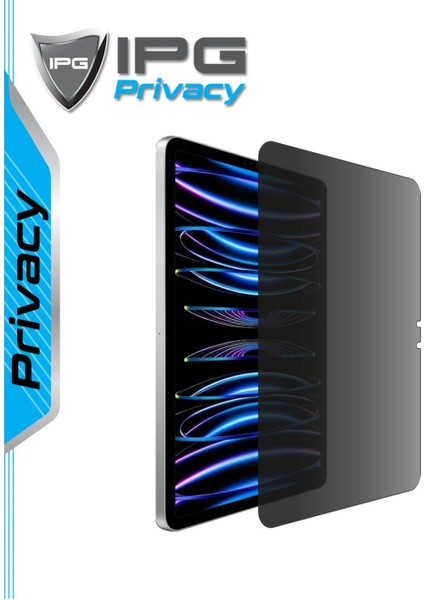 Apple iPad Pro (M4) 11" (2024) Için Ipg Privacy Hayalet Ekran Koruma Yan Görünmeyi Engelleyici fiyatları