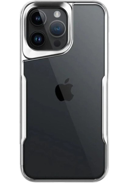 Iphone 16 Pro Max Kılıf Boyi Silikon Kapak - Gümüş Bstmy