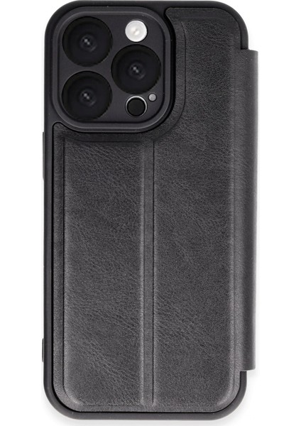 Iphone 16 Pro Max Kılıf Flip Cover - Siyah Bstmy