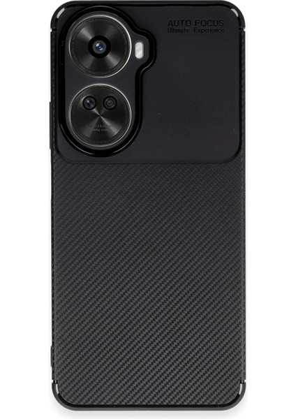 Huawei Nova 12 Se Kılıf Auto Focus Karbon Kapak - Siyah Bstmy