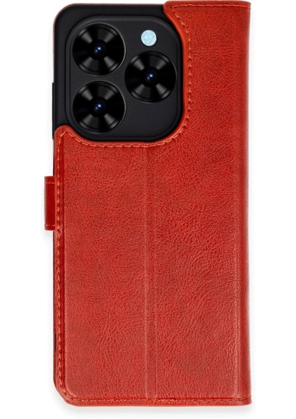 Tecno Spark Go 2024 Kılıf Trend S Plus Kapaklı Kılıf - Kırmızı Bstmy