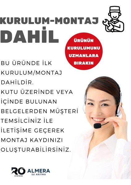 ALMERA SU ARITMA (MONTAJ DAHİL) Pompalı Dijital TDS Ekranlı PH Alkali Filtreli 10 Aşamalı Çelik Tanklı Pompalı Su Arıtma Cihazı fiyatları