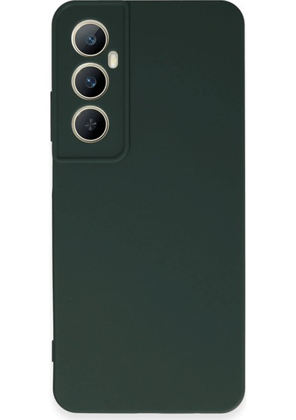 Realme C65 Kılıf First Silikon - Koyu Yeşil Bstmy