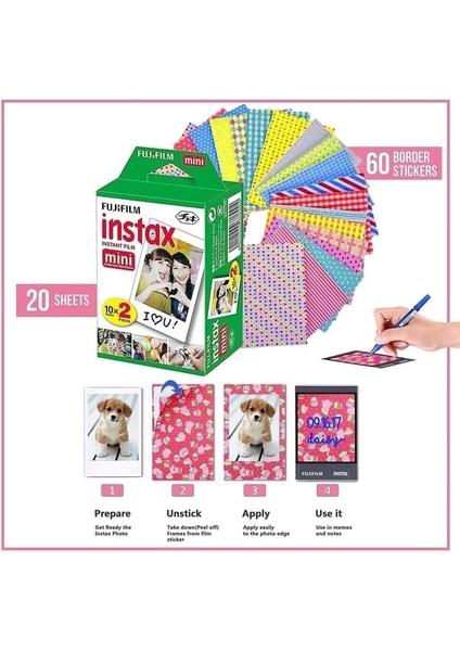 Instax Mini 12 Anlık Fotoğraf Makinesi - Beyaz Clay White