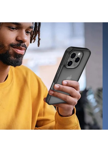 Iphone 16 Pro Kılıf Elegant Kapak - Derin Mor Bstmy