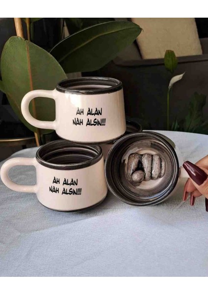 Ah Alan Nah Alır Kupa - Nahlı Kupa Bardak