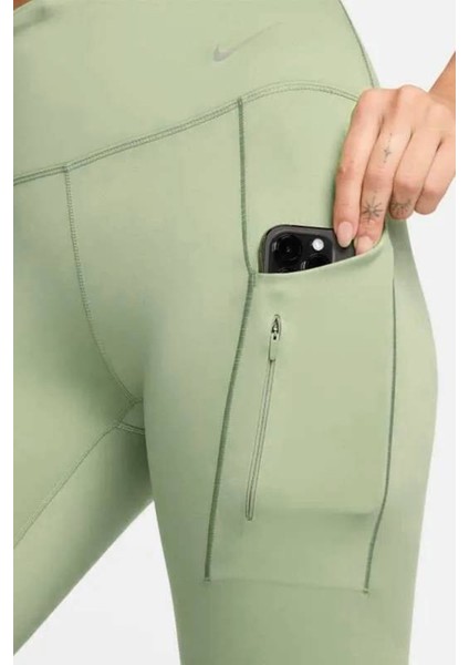 Go Dri Fit Infinalock High Rise 7/8 Leggings 6 Cepli Toparlayıcı Yüksek Belli Reflektörlü Spor Tayt Açık Yeşil fırsatları