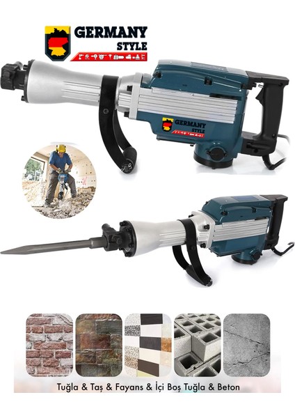 GER-3035 Profesyonel 16 kg Kırıcı Delici Hilti Taşıma Çanta Hediyeli fiyatları