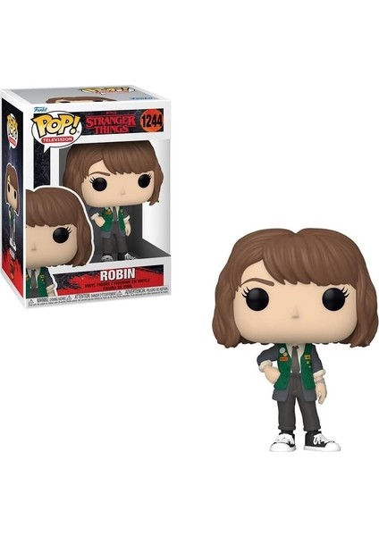 Pop! Stranger Things, Robin Vinil Koleksiyon Figürü, Resmi Lisanslı Ürün