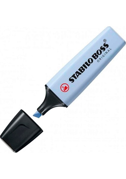 Boss Original Fosforlu Kalem Pastel Mavi