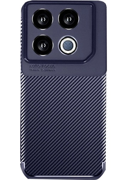 Infinix Gt 20 Pro Kılıf Auto Focus Karbon Kapak - Lacivert Bstmy
