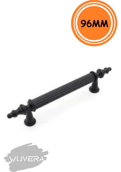 Gündüz Kulp Mobilya Mutfak Dolabı Çekmece Dolap Kulpları Kapak Kulpu Kulbu Mat Siyah 96 mm fiyatları