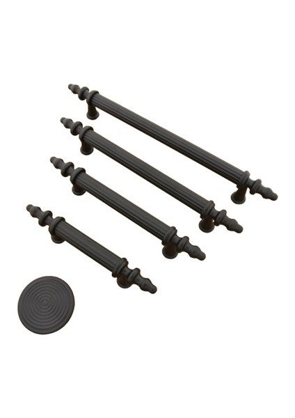 Gündüz Kulp Mobilya Mutfak Dolabı Çekmece Dolap Kulpları Kapak Kulpu Kulbu Mat Siyah 96 mm fırsatları