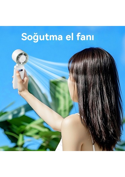 Yüksek Hızlı El 199 Vites USB Taşınabilir Asılı Boyun Fanı (Yurt Dışından)