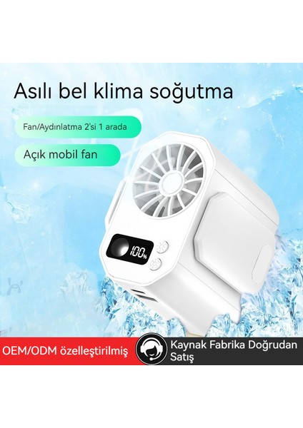 Dış Mekan Yeni Asılı Bel USB Küçük Fan (Yurt Dışından)