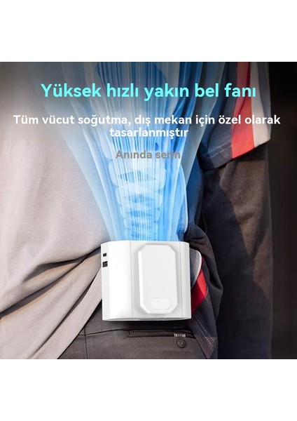Dış Mekan Yeni Asılı Bel USB Küçük Fan (Yurt Dışından)