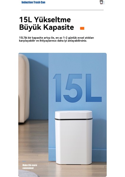 Akıllı Çöp Kutusu Ev Ofis Sensörü Otomatik Çöp Kutusu (Yurt Dışından) modelleri