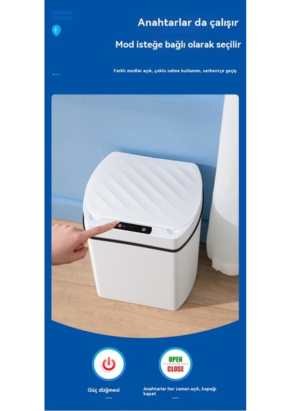 Akıllı Çöp Kutusu Ev Ofis Sensörü Otomatik Çöp Kutusu (Yurt Dışından) fırsatları
