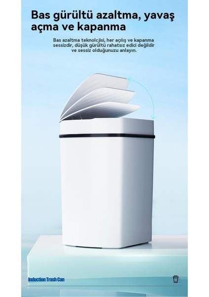 Akıllı Çöp Kutusu Ev Ofis Sensörü Otomatik Çöp Kutusu (Yurt Dışından) indirimleri