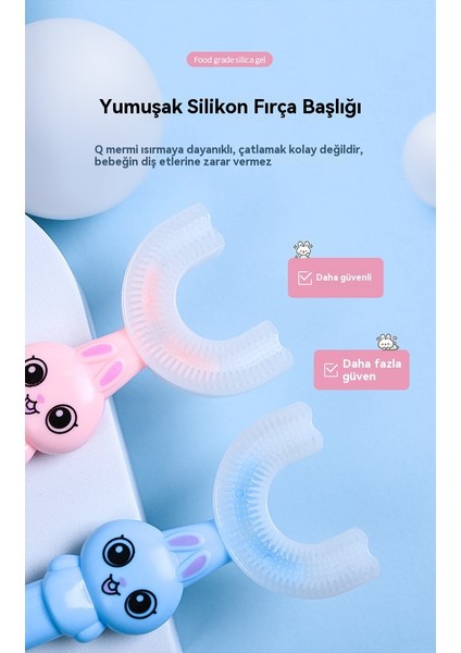 Çocuk Diş Fırçası Silikon Bebek Bebek Ağız Yumuşak Tüylü Diş Fırçası (Yurt Dışından)