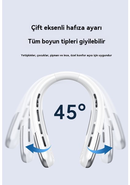 Asılı Boyun Fanı USB Taşınabilir El Küçük Fan Ofis Spor Asılı Boyun Fanı (Yurt Dışından) fırsatları