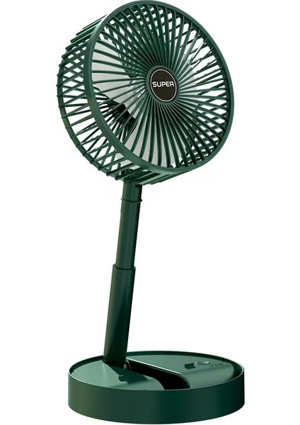 Katlanır USB Masaüstü Fan Mini Sessiz Geri Çekilebilir Küçük Fan El Masaüstü Fan (Yurt Dışından)