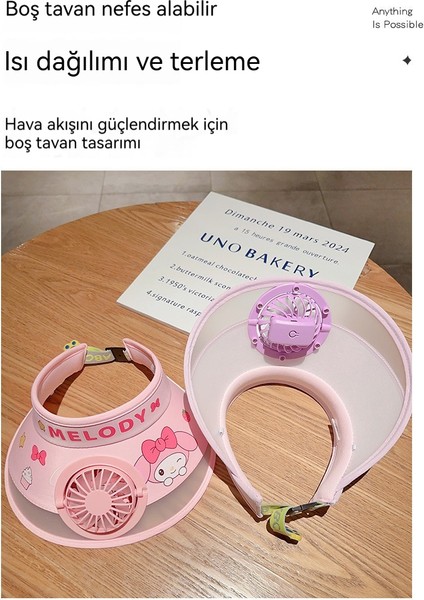 Fan ile Çocuk Güneş Şapkası Yaz Seyahat Güneş Koruma Şapkası Güneş Şapkası (Yurt Dışından) indirimleri