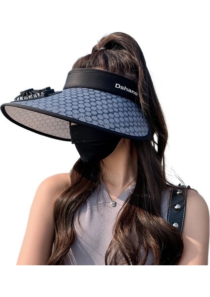 Fan ile Yaz Açık Gölge Moda Güneş Koruma Güneş Şapkası (Yurt Dışından)