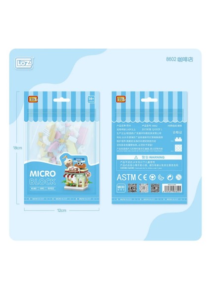 120 Parça Mikro Bloklar Cafe 10+ Yaş