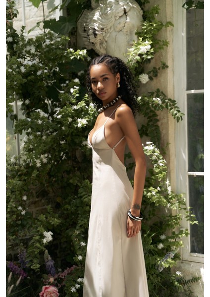 Onella Askılı Taş Uzun Elbise fırsatları