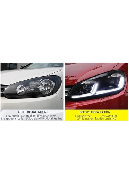 Vw Golf 7 ile Uyumlu 7,5 R Dizayn Far 2013-2017 fiyatları